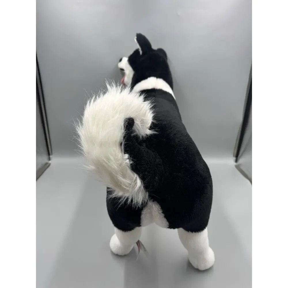 Melissa & Doug Large Siberian Husky Lifelike Puppy Dog 26” Long Plush Realistic
